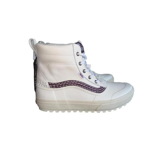 VANS Benny Urban MTE Standard Mid Snow Boots Mens 11 Marshmallow Burgundy ($150) - Picture 1 of 7